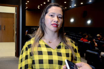 Foto: Coordenadora de Alimentação Escolar Joyce Anjos - Foto: Rai Pontes / Ascom Seduc